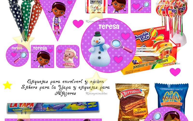 Kit Imprimible Candy Bar Golosinas Personalizadas Diamante kit imprimibles